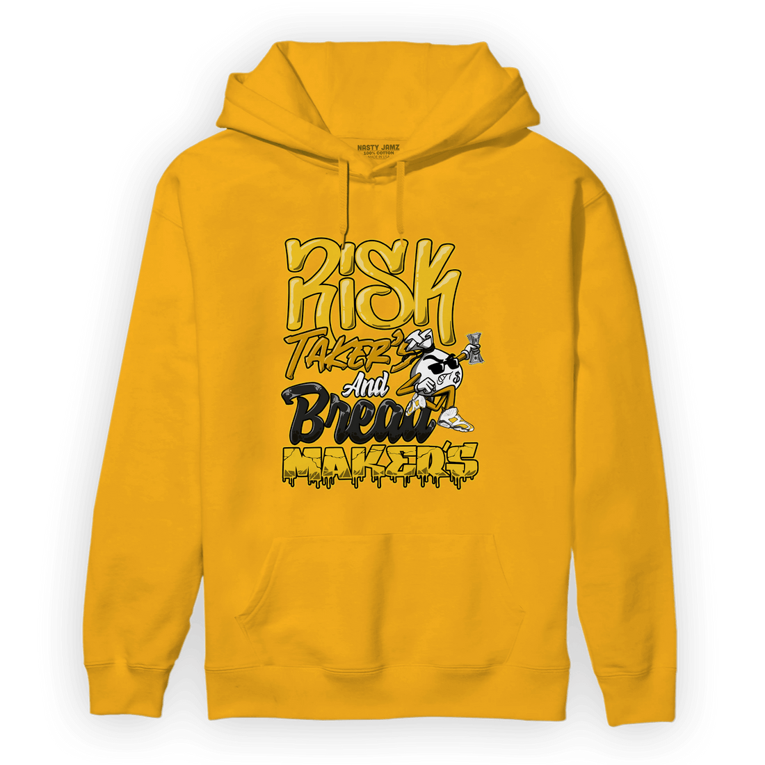 Yellow Ochre 6s Hoodie Match Making Our Bread - NastyJamz