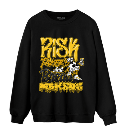 Yellow Ochre 6s Sweatshirt Match Making Our Bread - NastyJamz