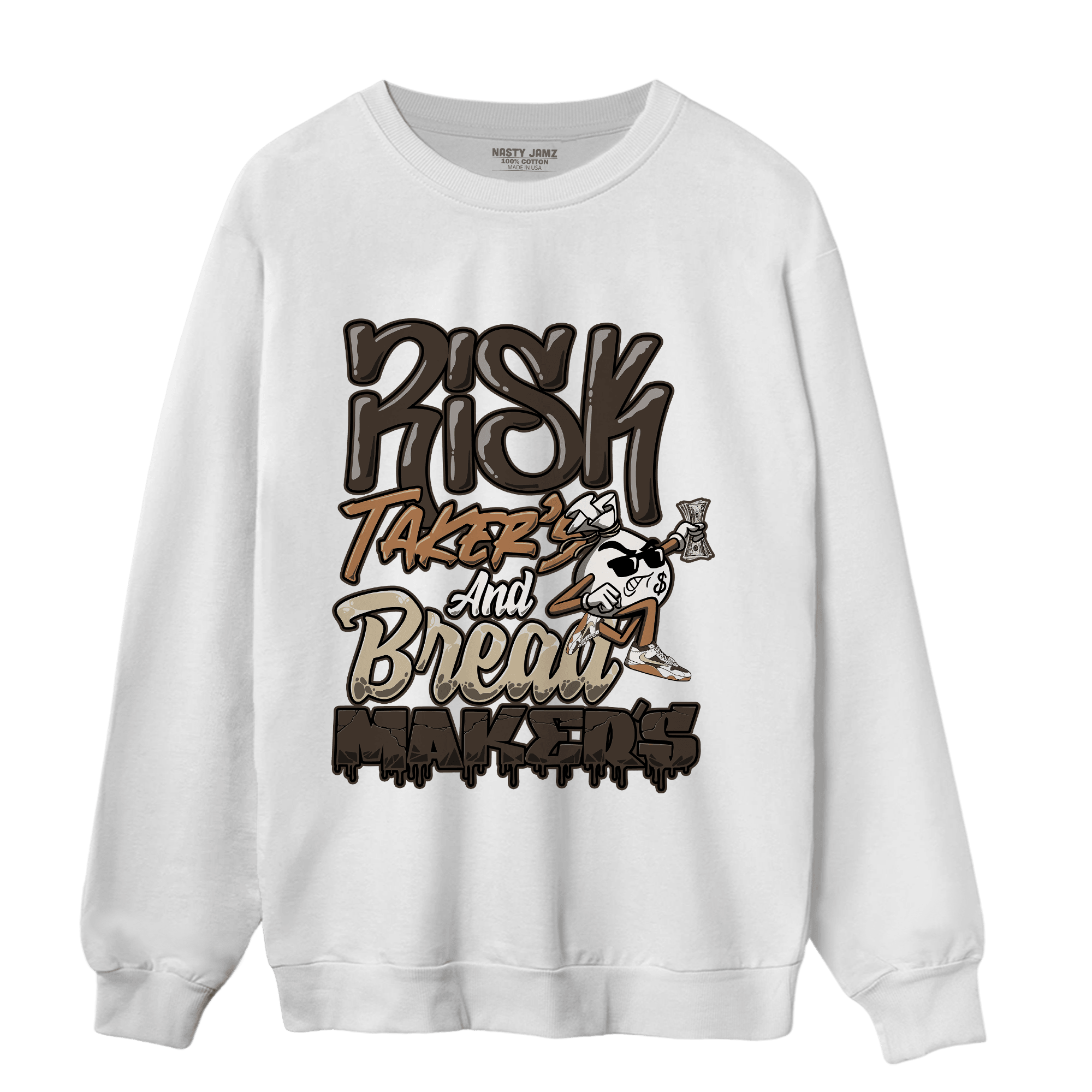 Jumpman Jack Sweatshirt Match Making Our Bread - NastyJamz