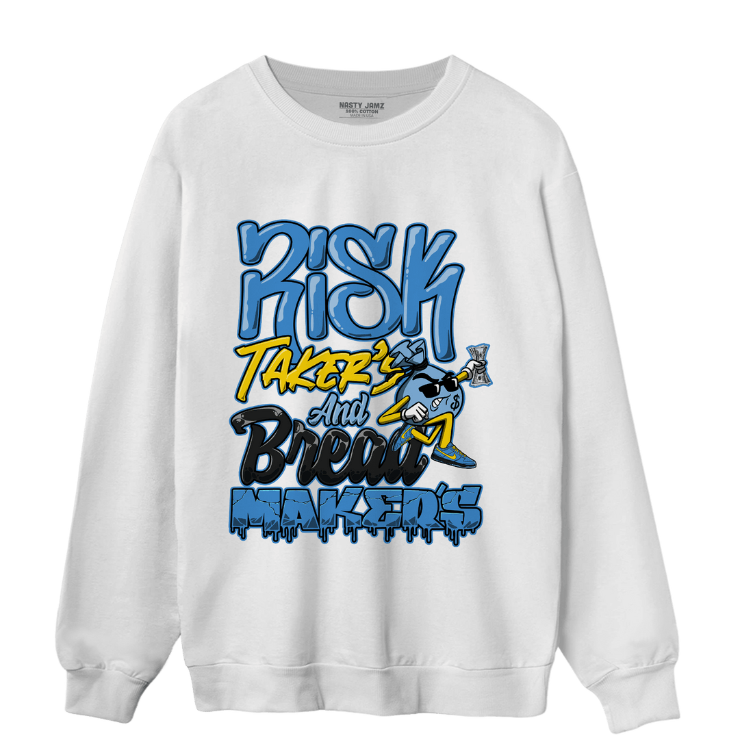 SB Dunk Bubbles Sweatshirt Match Making Our Bread - NastyJamz