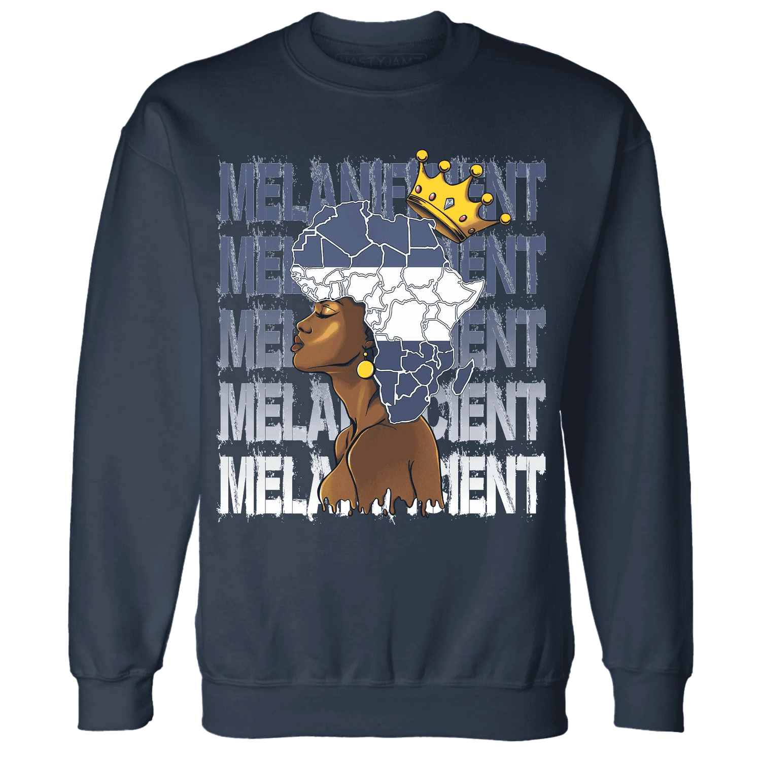 Low-Diffused-Blue-11s-Sweatshirt-Match-Melanificient