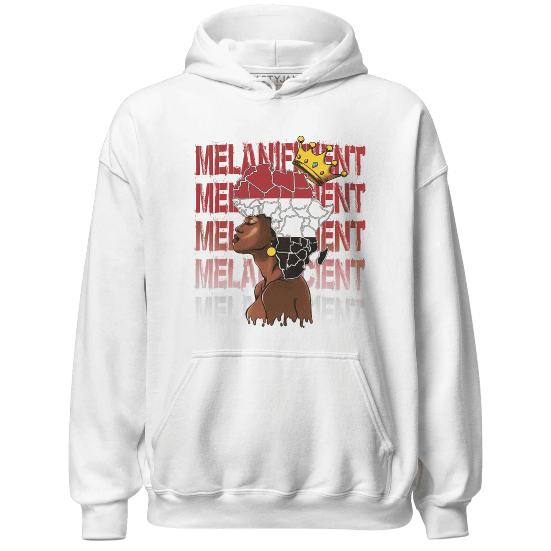 Black-Toe-Reimagined-Red-White-1s-NastyJamz-Hoodie-Match-Melanificient