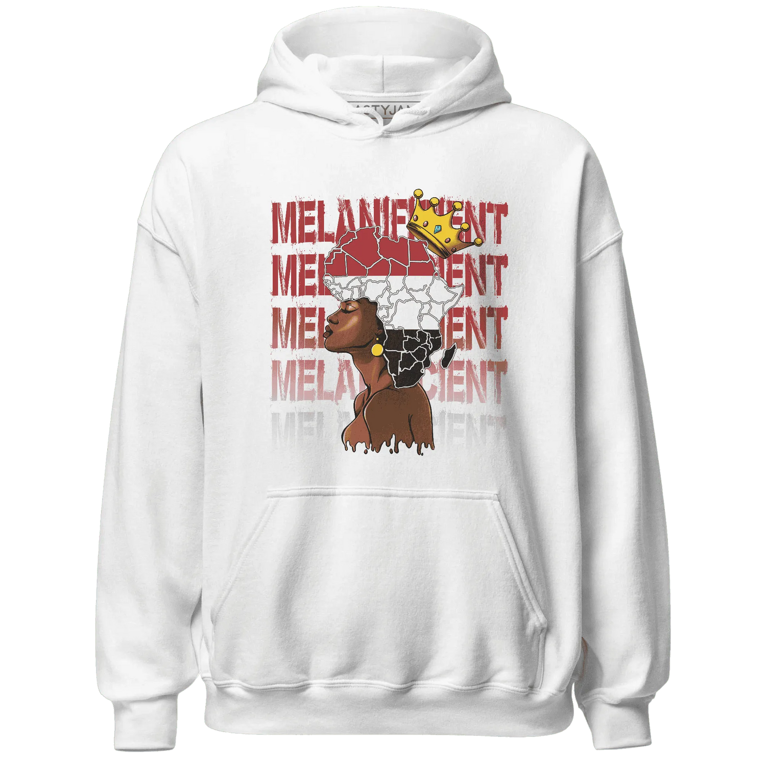 Black-Toe-Reimagined-Red-White-1s-NastyJamz-Hoodie-Match-Melanificient
