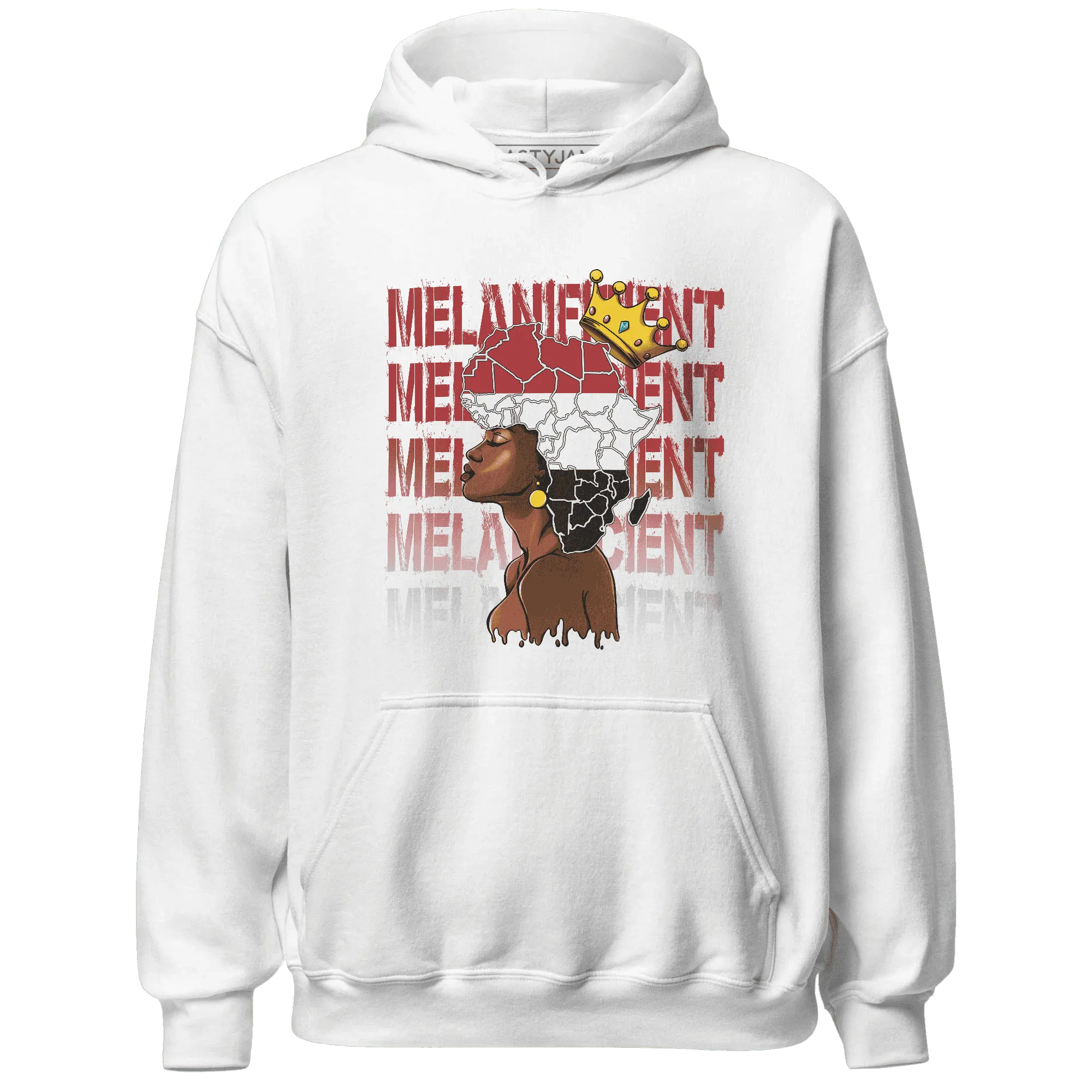 Black-Toe-Reimagined-Red-White-1s-NastyJamz-Hoodie-Match-Melanificient