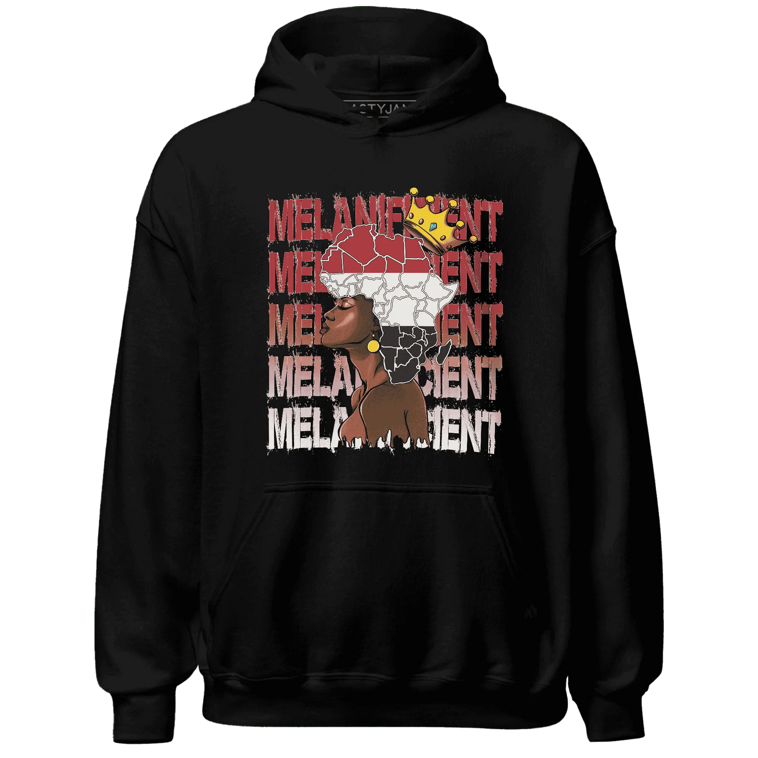 Black-Toe-Reimagined-Red-White-1s-NastyJamz-Hoodie-Match-Melanificient