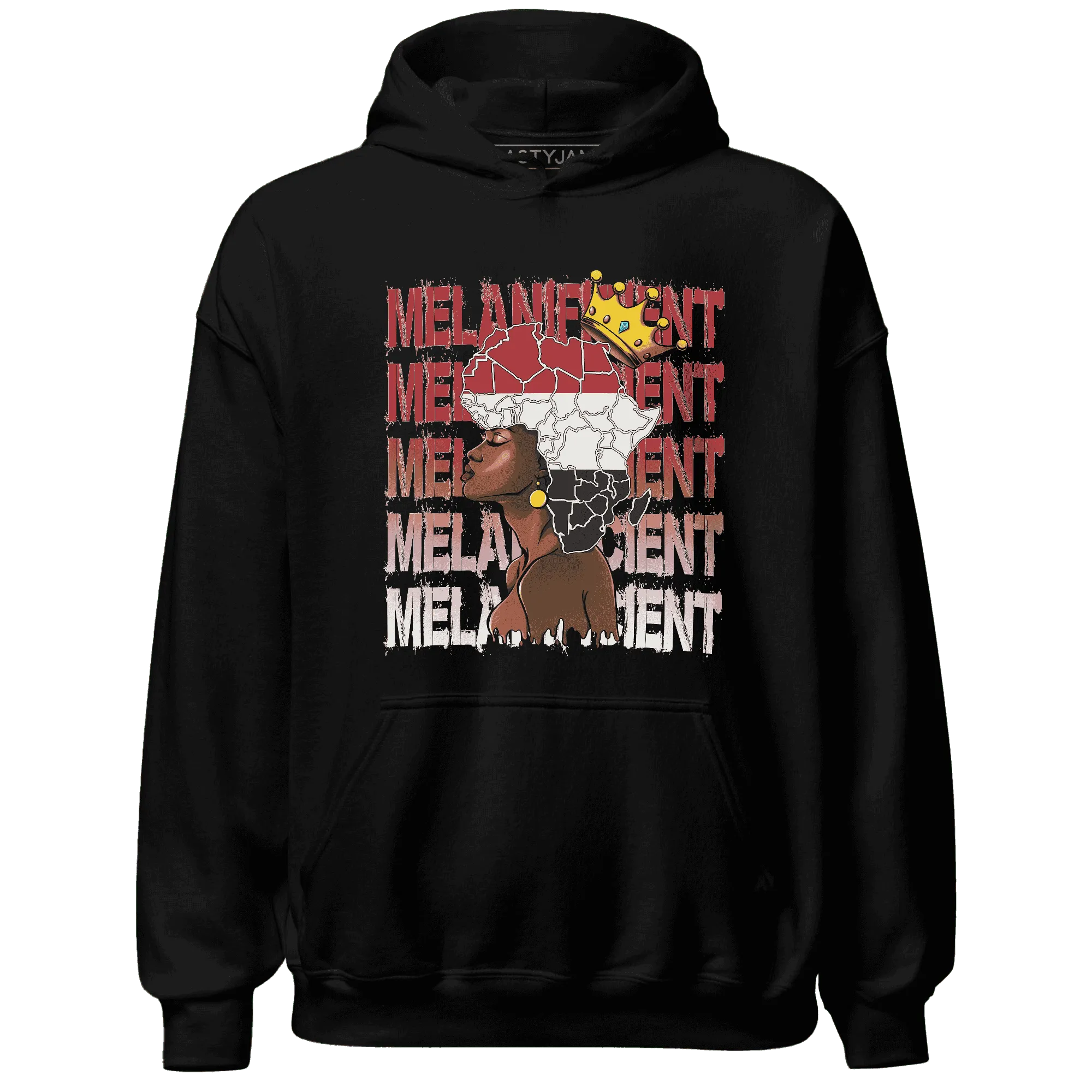 Black-Toe-Reimagined-Red-White-1s-NastyJamz-Hoodie-Match-Melanificient