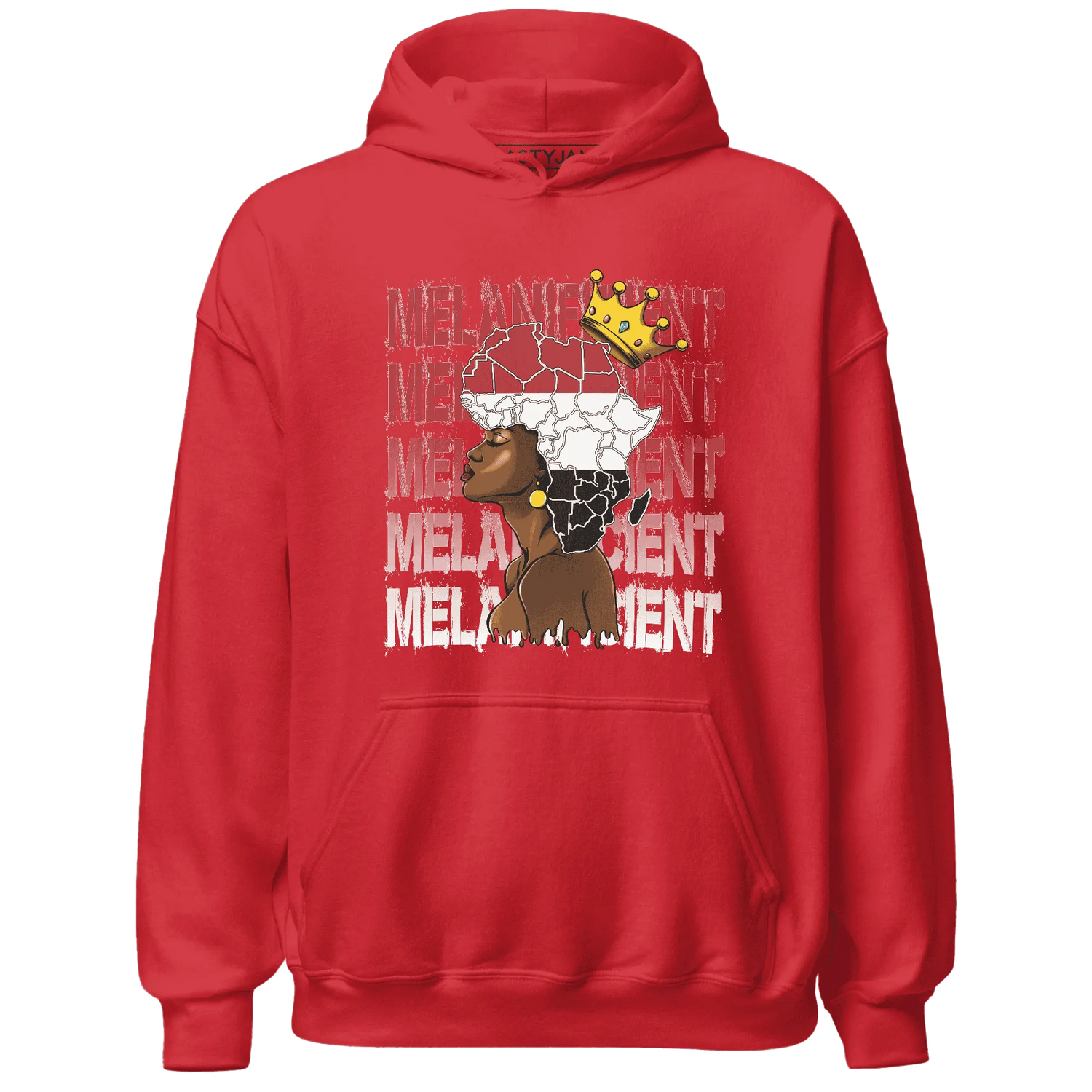 Black-Toe-Reimagined-Red-White-1s-NastyJamz-Hoodie-Match-Melanificient