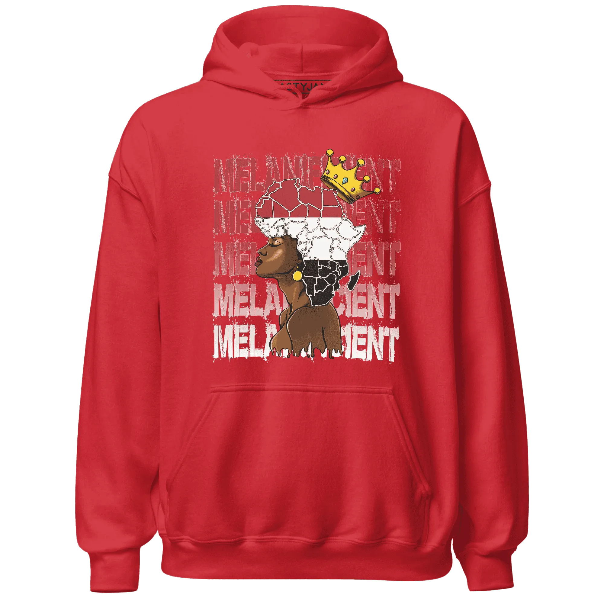 Black-Toe-Reimagined-Red-White-1s-NastyJamz-Hoodie-Match-Melanificient