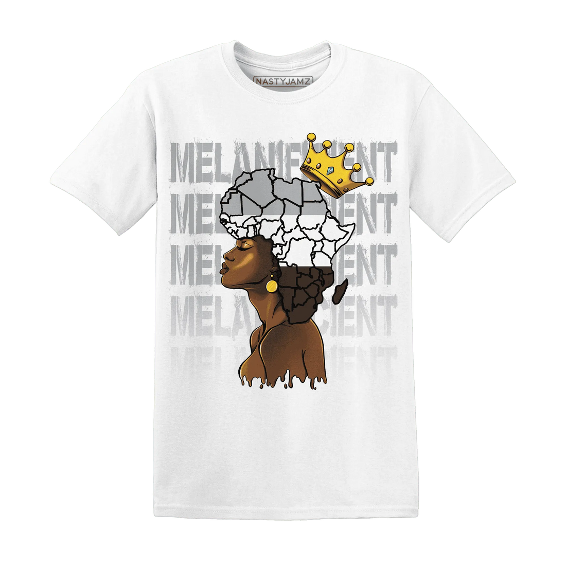 Wolf-Grey-1s-T-Shirt-Match-Melanificient