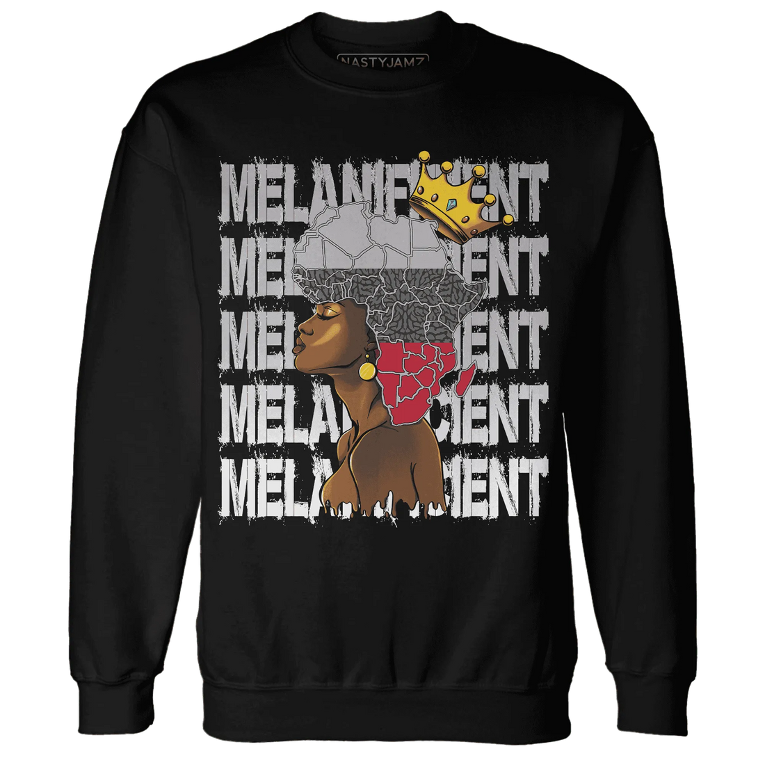 Cement-Grey-3s-Sweatshirt-Match-Melanificient