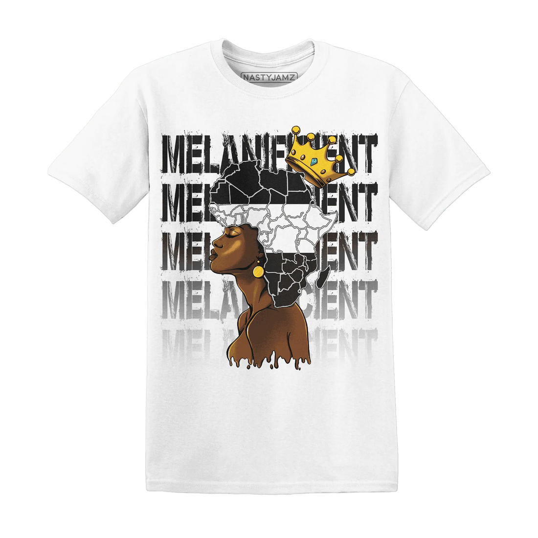 White-Thunder-4s-T-Shirt-Match-Melanificient