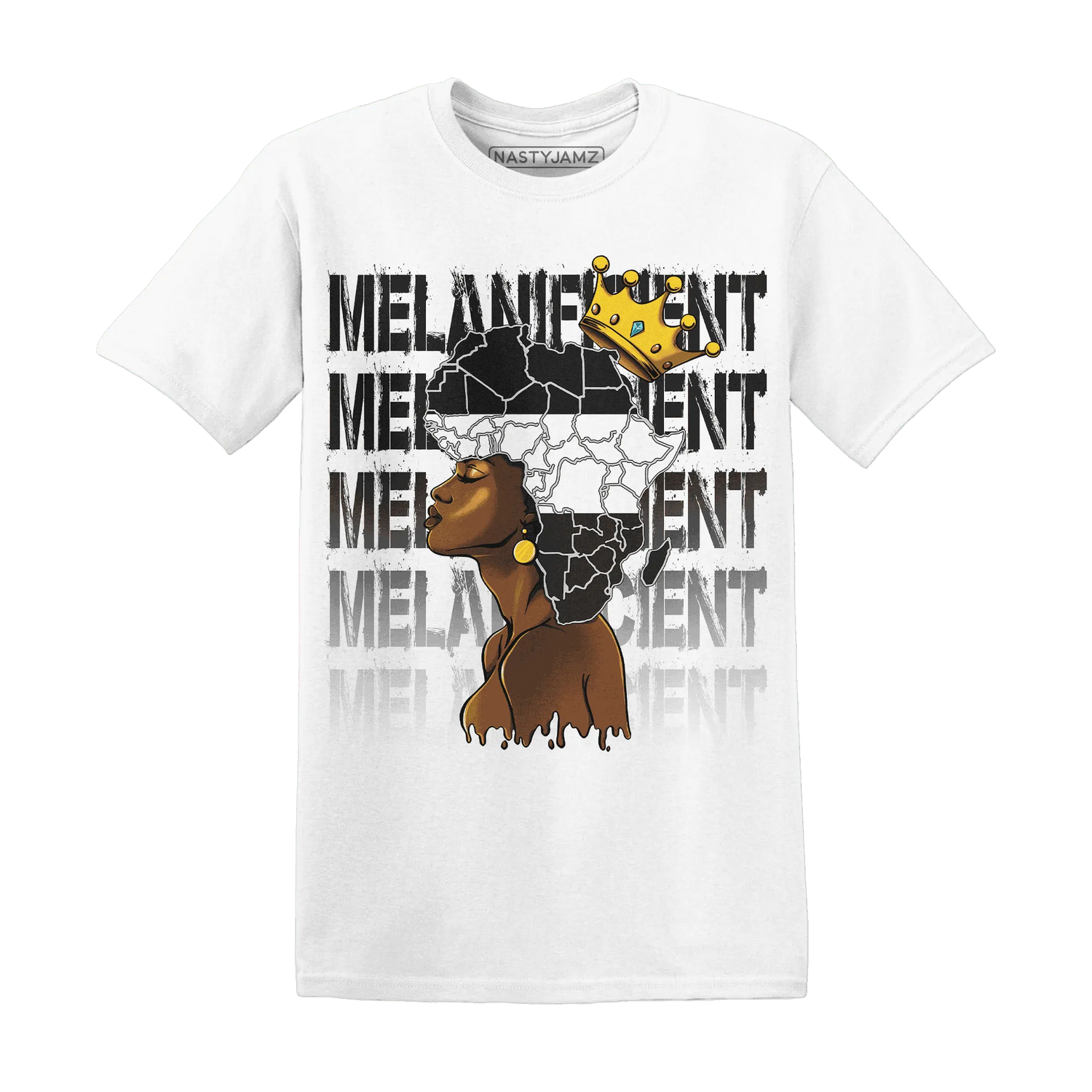 White-Thunder-4s-T-Shirt-Match-Melanificient