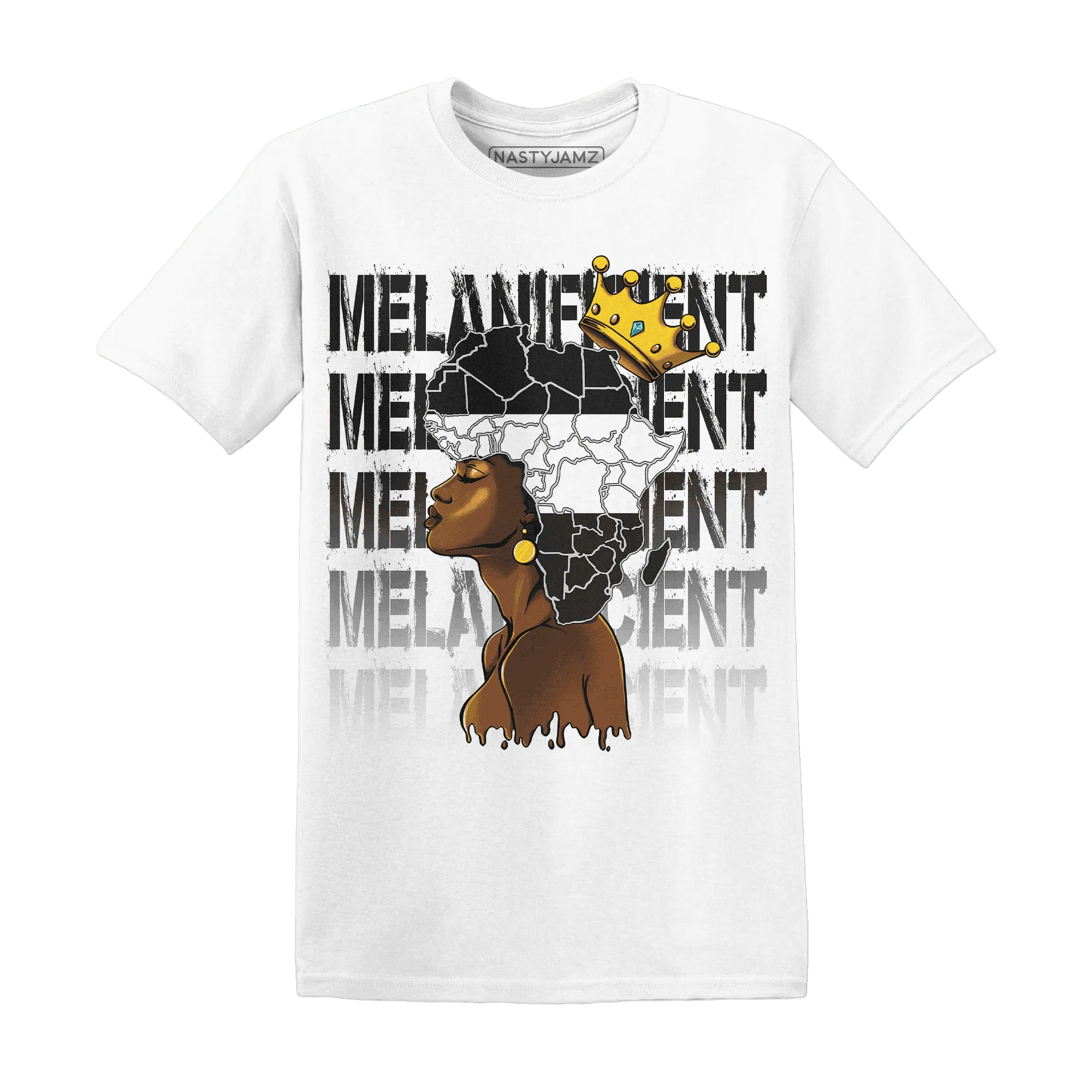 White-Thunder-4s-T-Shirt-Match-Melanificient