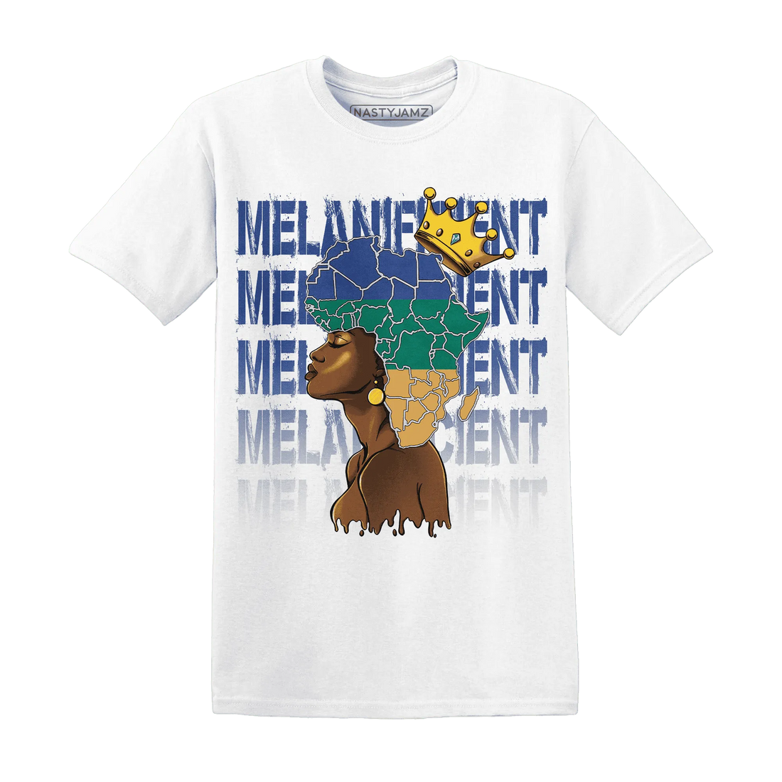 Dunk-Hyper-Royal-Malachite-NastyJamz-T-Shirt-Match-Melanificient