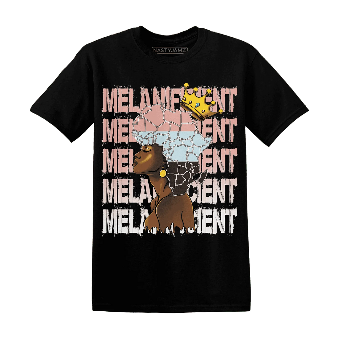 Dunk-Low-Glacier-Blue-Arctic-Orange-NastyJamz-T-Shirt-Match-Melanificient