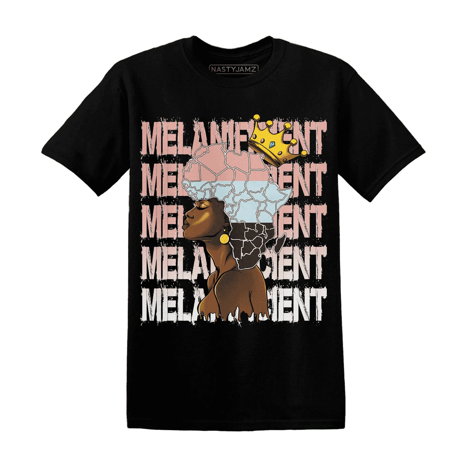 Dunk-Low-Glacier-Blue-Arctic-Orange-NastyJamz-T-Shirt-Match-Melanificient