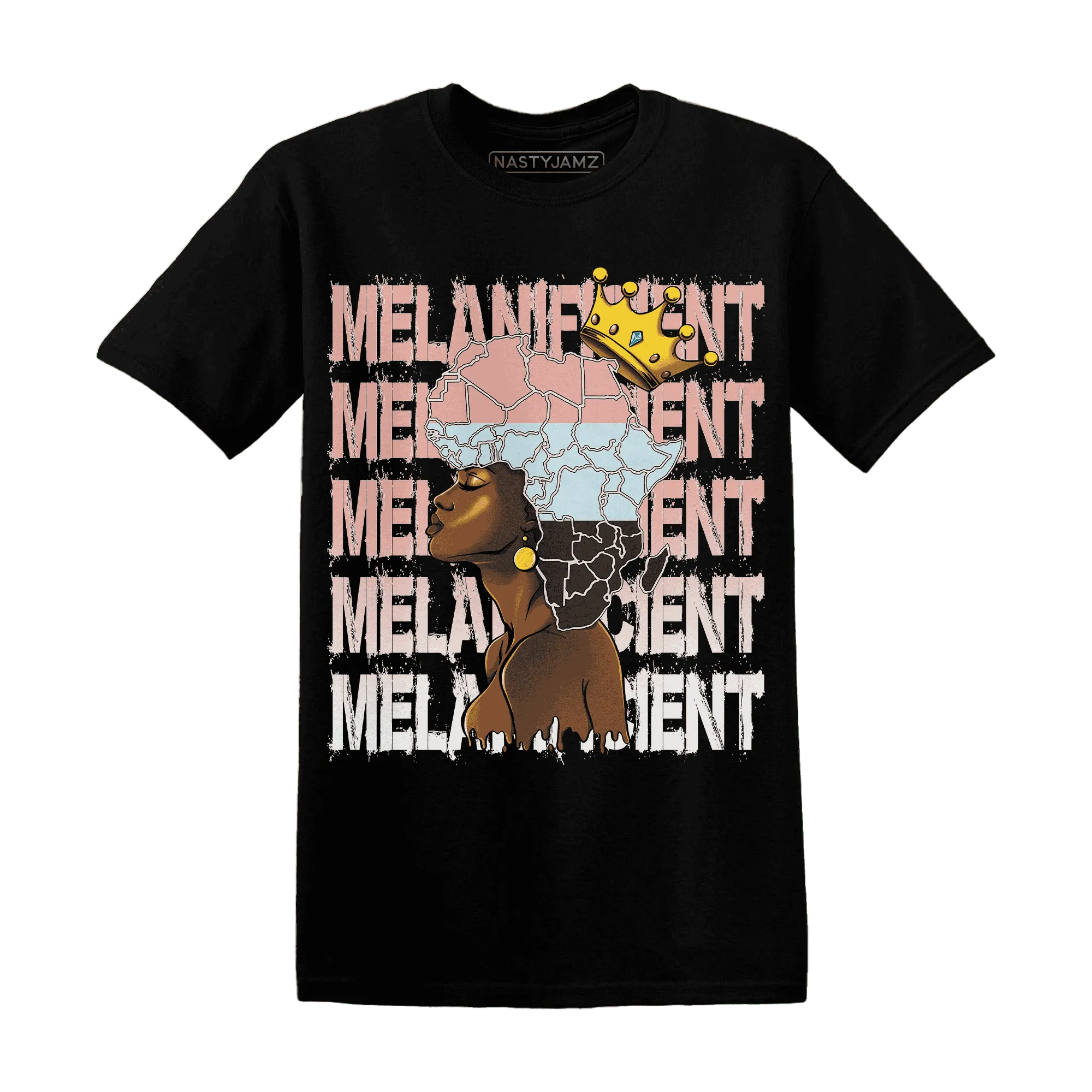 Dunk-Low-Glacier-Blue-Arctic-Orange-NastyJamz-T-Shirt-Match-Melanificient