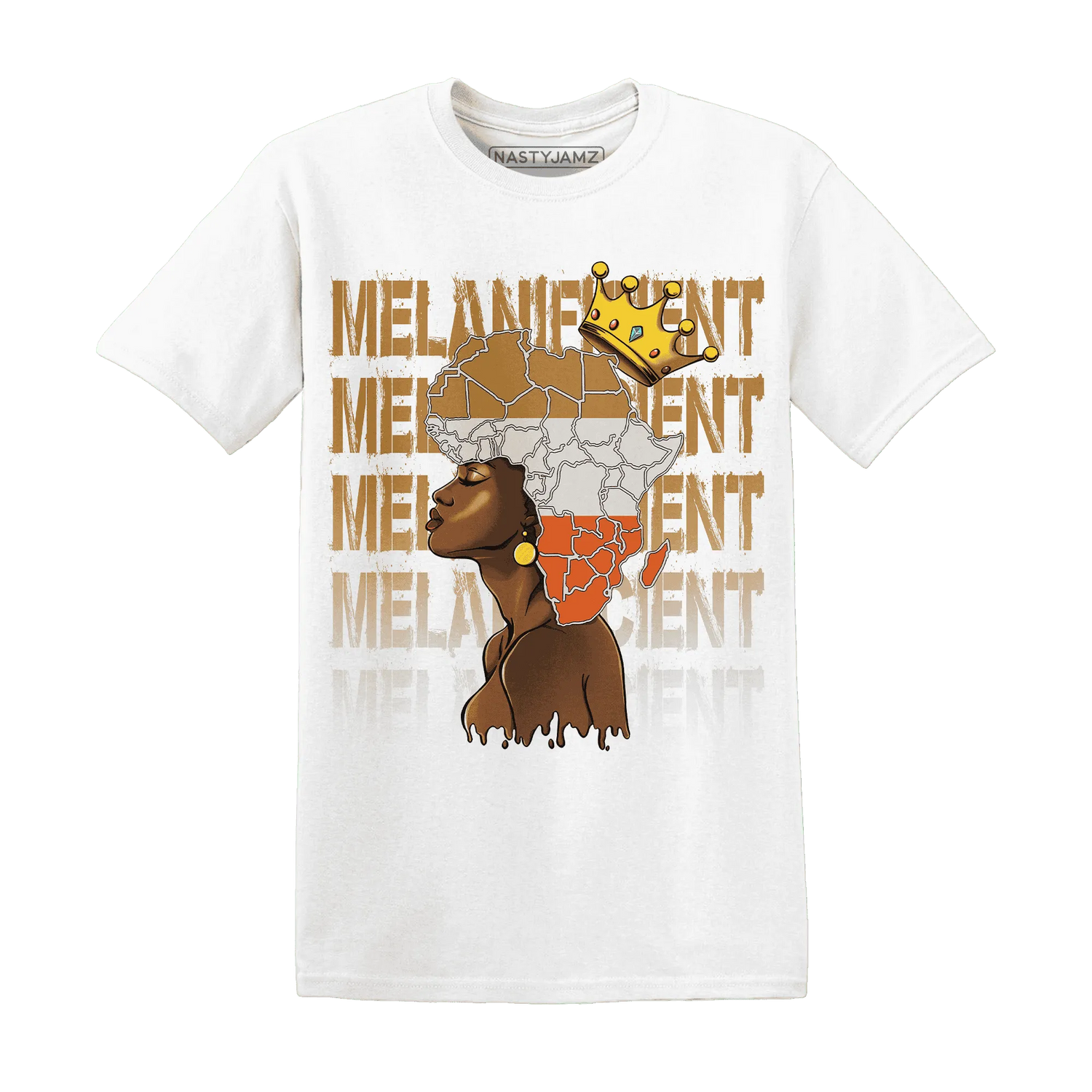 Dunk-Low-Retro-Wheat-Orange-NastyJamz-T-Shirt-Match-Melanificient