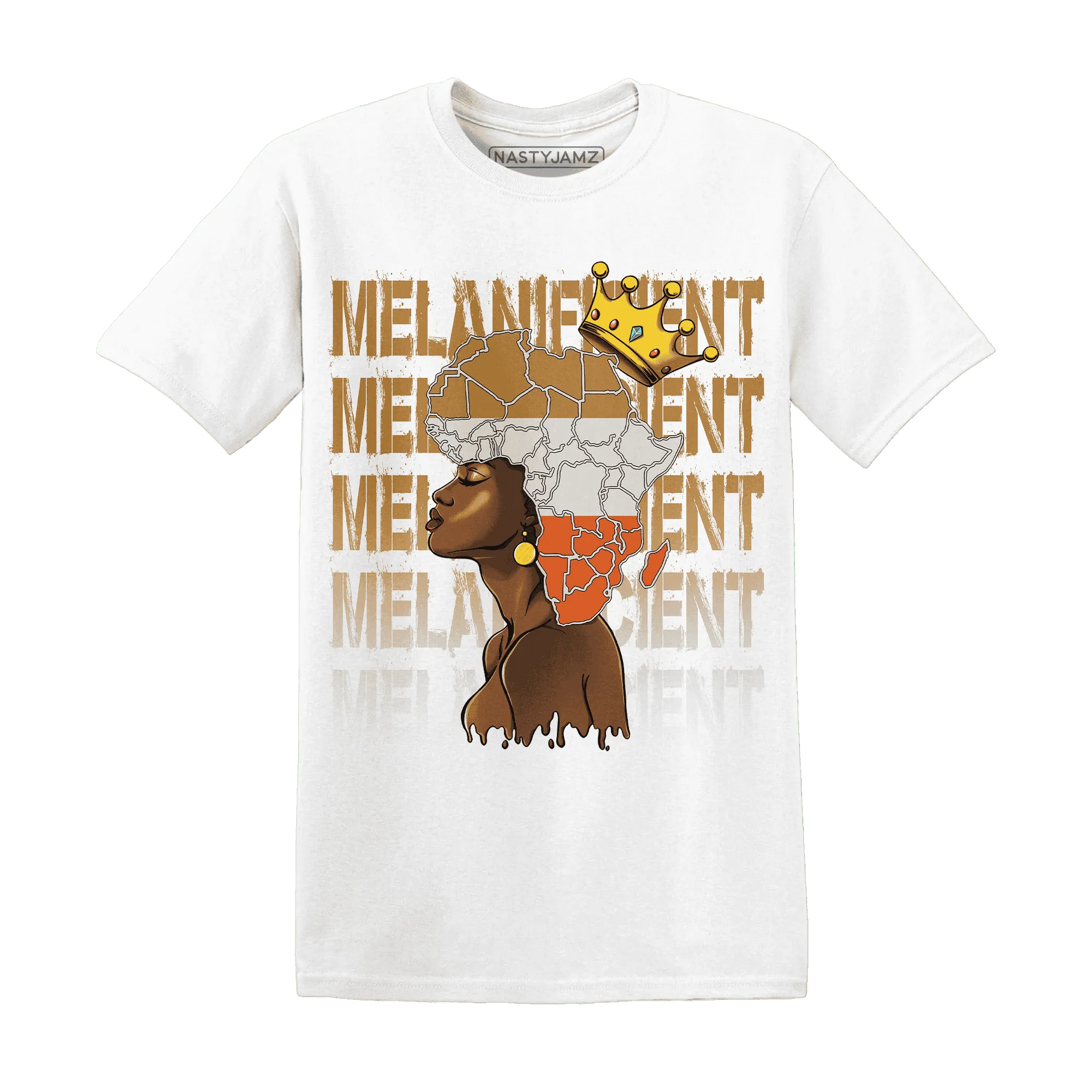 Dunk-Low-Retro-Wheat-Orange-NastyJamz-T-Shirt-Match-Melanificient