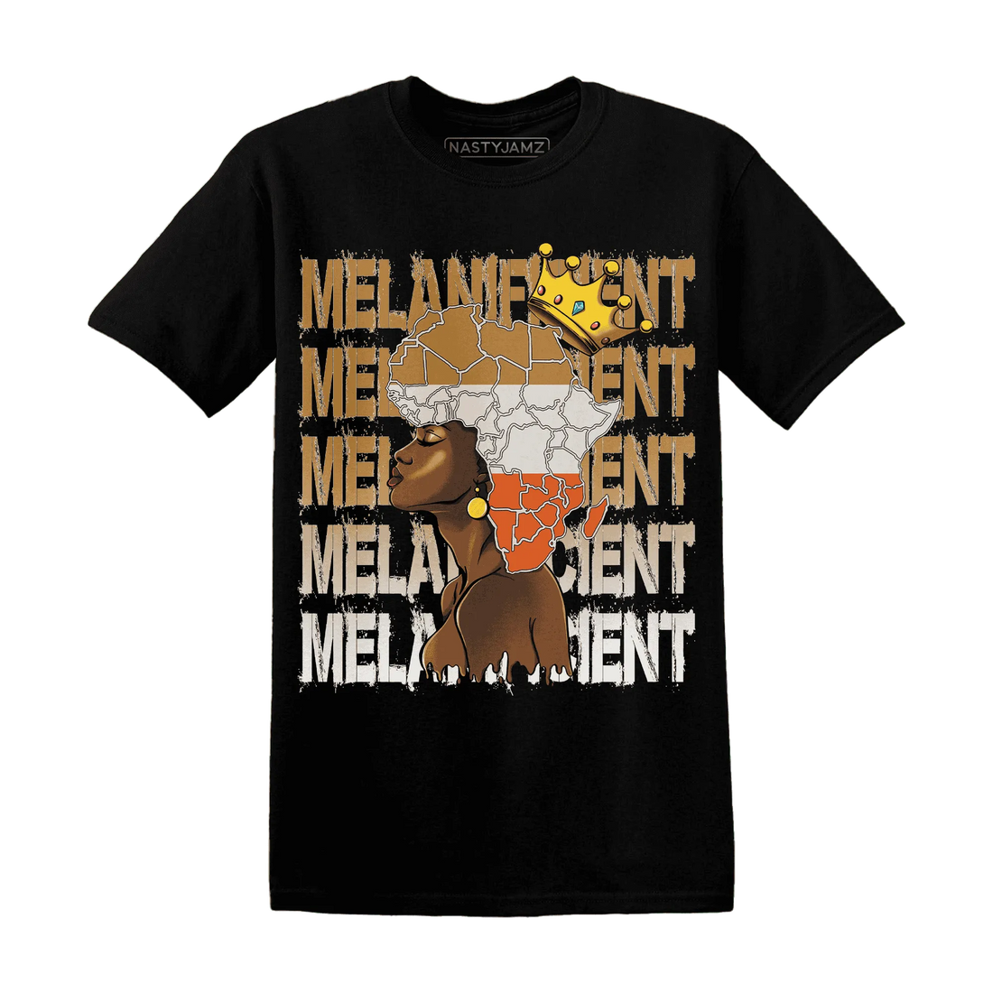 Dunk-Low-Retro-Wheat-Orange-NastyJamz-T-Shirt-Match-Melanificient