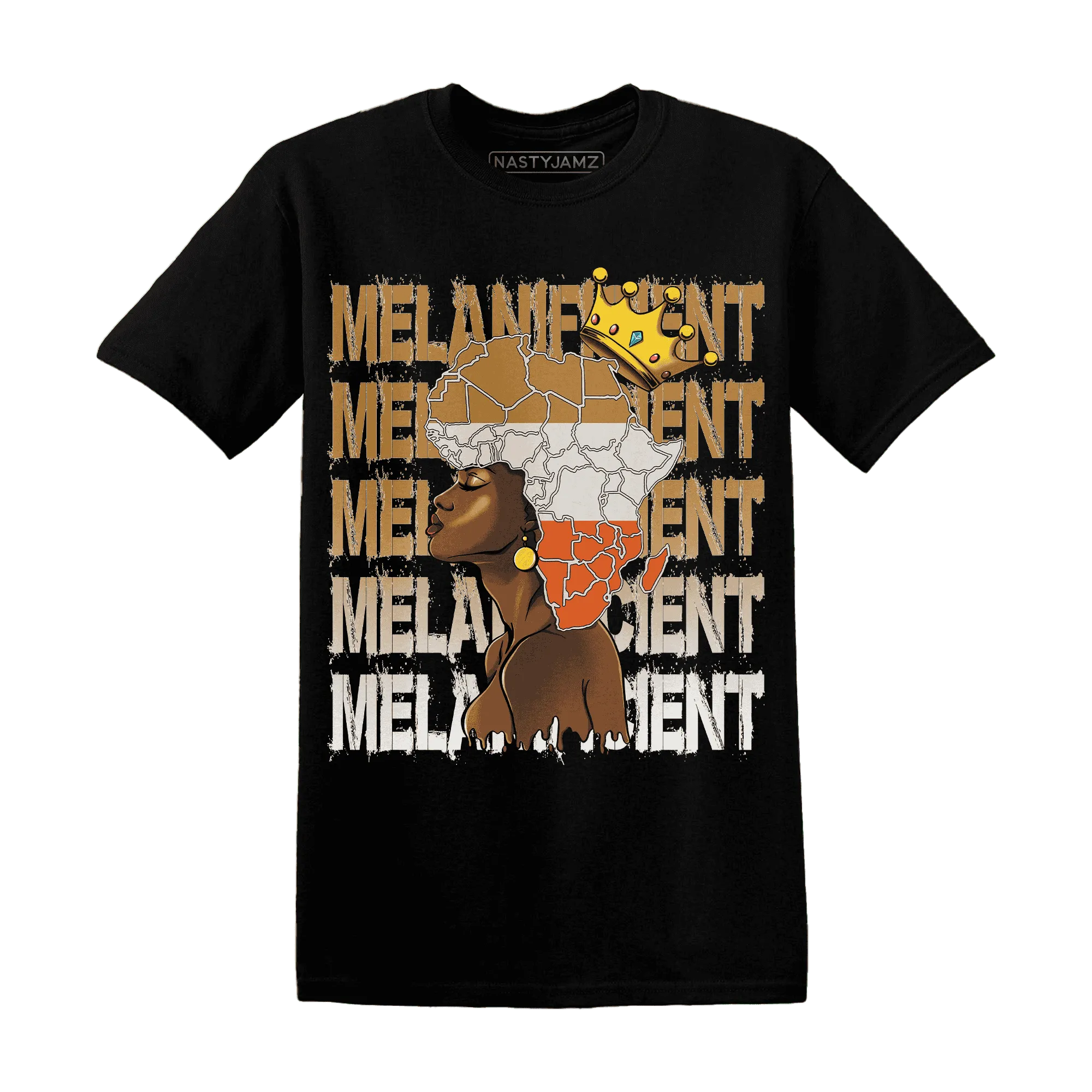 Dunk-Low-Retro-Wheat-Orange-NastyJamz-T-Shirt-Match-Melanificient