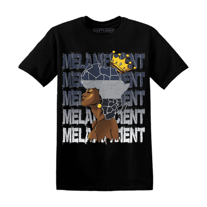 VaporMax-Plus-Midnight-Navy-White-Metallic-Silver-NastyJamz-T-Shirt-Match-Melanificient
