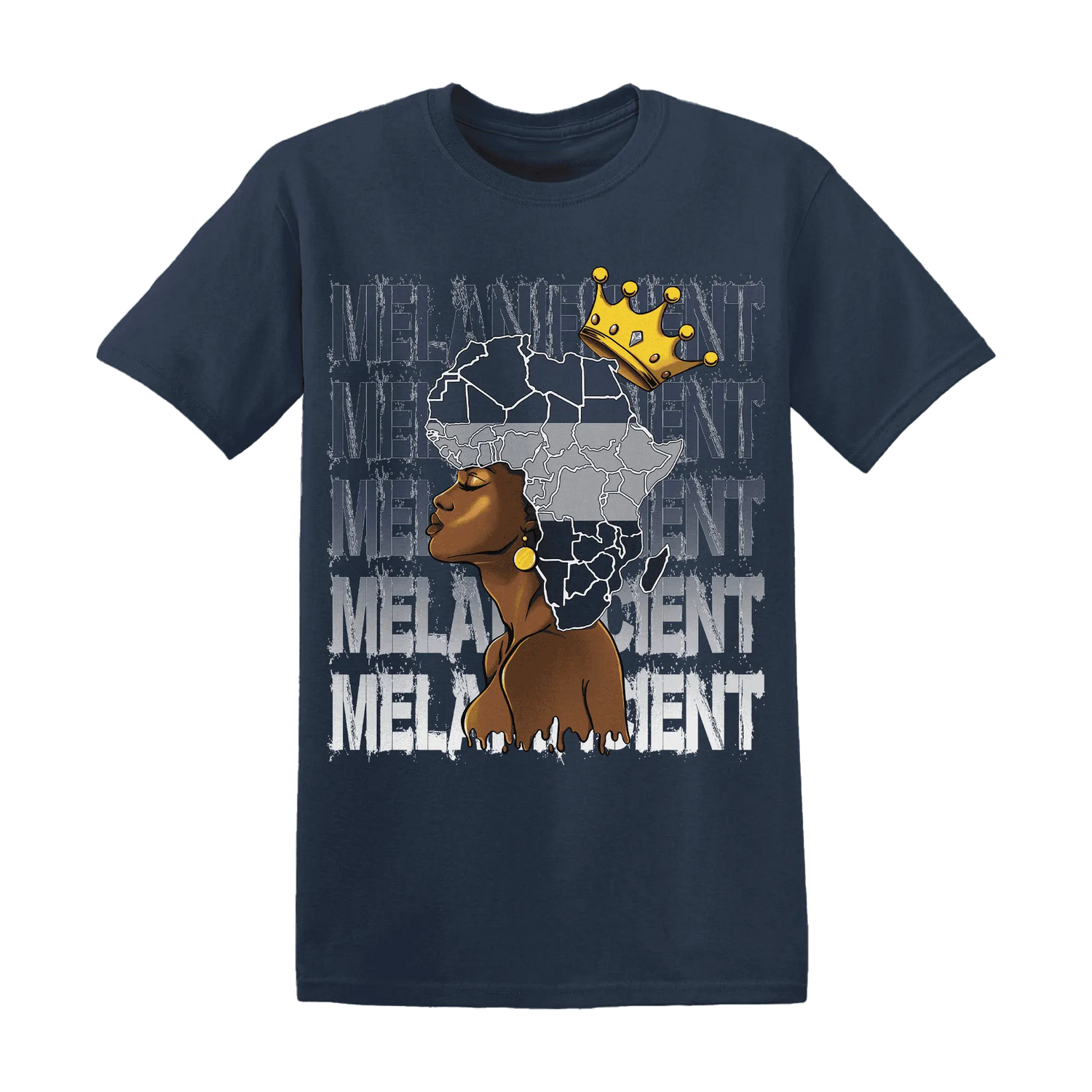 VaporMax-Plus-Midnight-Navy-White-Metallic-Silver-NastyJamz-T-Shirt-Match-Melanificient