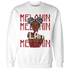 Retro Red Taxi 12s Sweatshirt Match Melanin Girl - NastyJamz