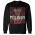 Retro Red Taxi 12s Sweatshirt Match Melanin Girl - NastyJamz