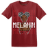 Retro Red Taxi 12s T Shirt Match Melanin Girl - NastyJamz