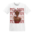 Dune Red 13s T Shirt Match Melanin Girl - NastyJamz