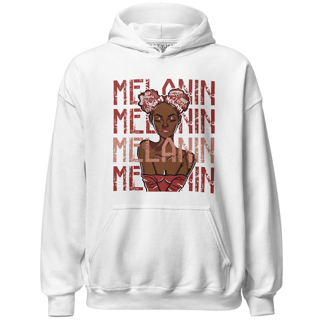 Dune Red 13s Hoodie Match Melanin Girl - NastyJamz