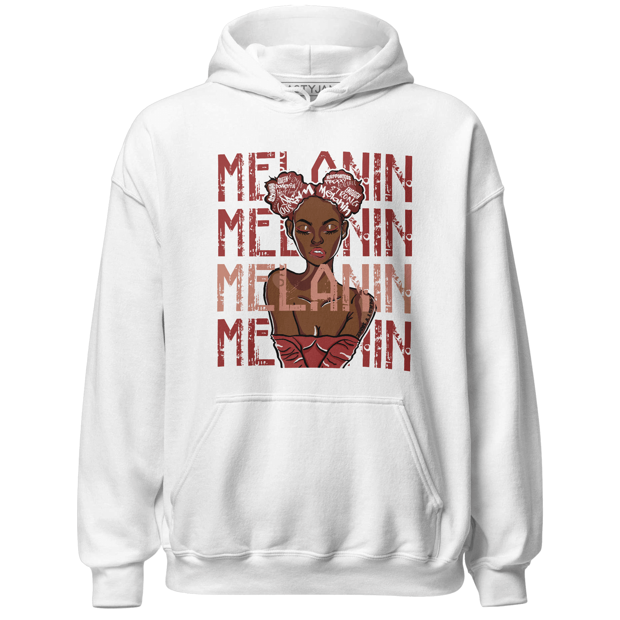 Dune Red 13s Hoodie Match Melanin Girl - NastyJamz