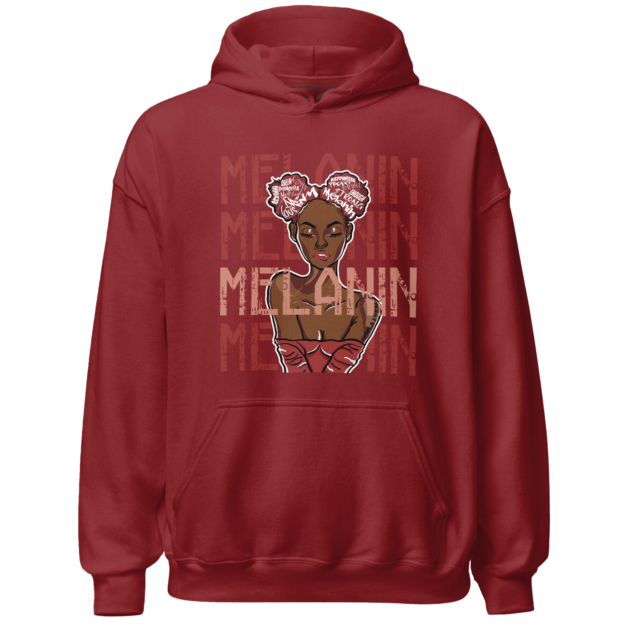 Dune Red 13s Hoodie Match Melanin Girl - NastyJamz