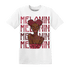 High 85 Metallic Burgundy 1s T Shirt Match Melanin Girl - NastyJamz
