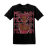 High 85 Metallic Burgundy 1s T Shirt Match Melanin Girl - NastyJamz