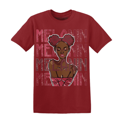 High 85 Metallic Burgundy 1s T Shirt Match Melanin Girl - NastyJamz