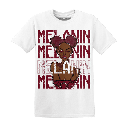 High White Team Red 1s T Shirt Match Melanin Girl - NastyJamz