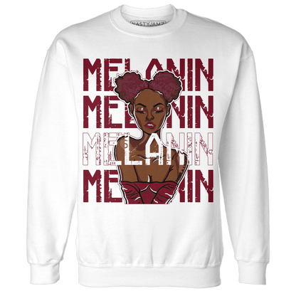 High White Team Red 1s Sweatshirt Match Melanin Girl - NastyJamz