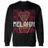 High White Team Red 1s Sweatshirt Match Melanin Girl - NastyJamz