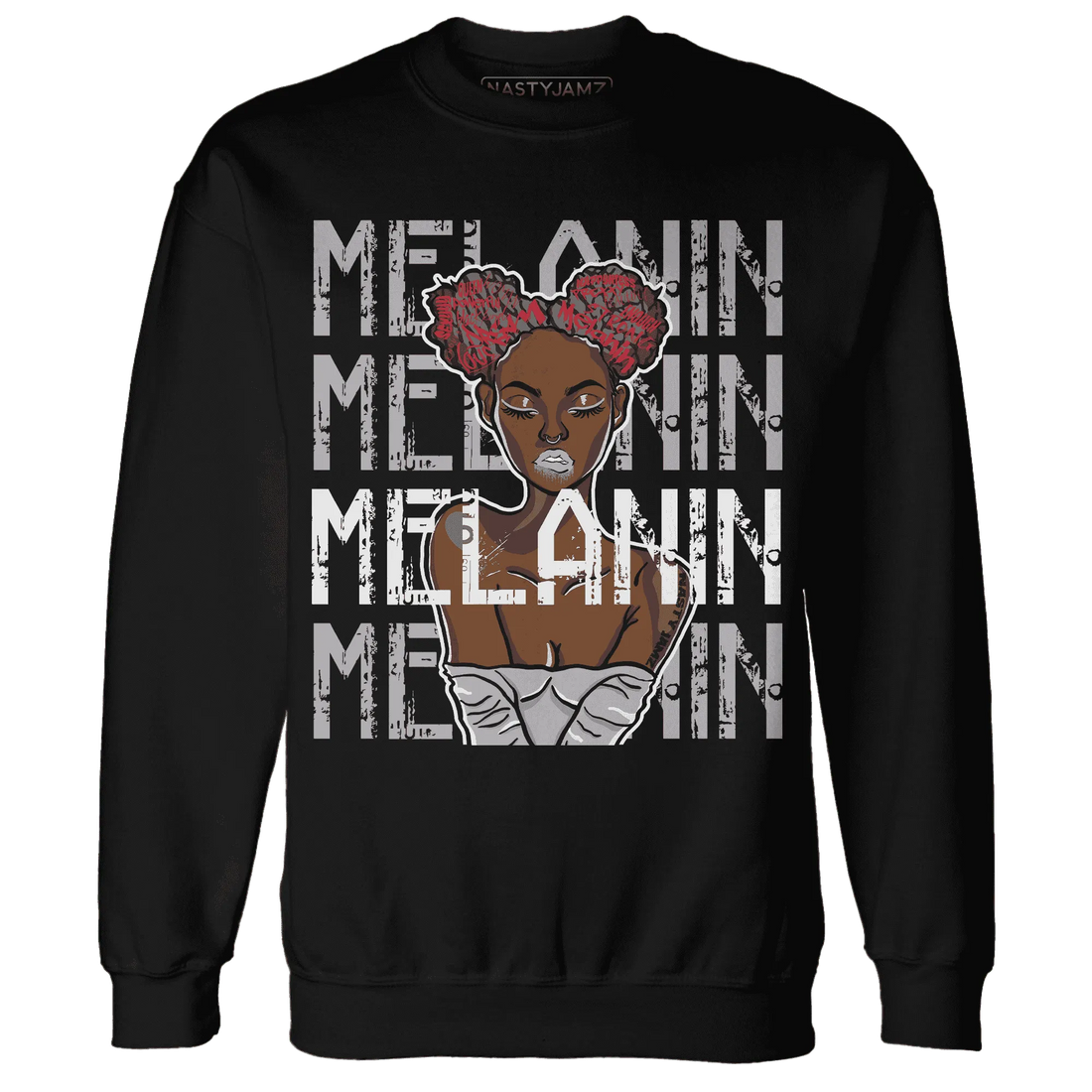 Cement-Grey-3s-Sweatshirt-Match-Melanin-Girl