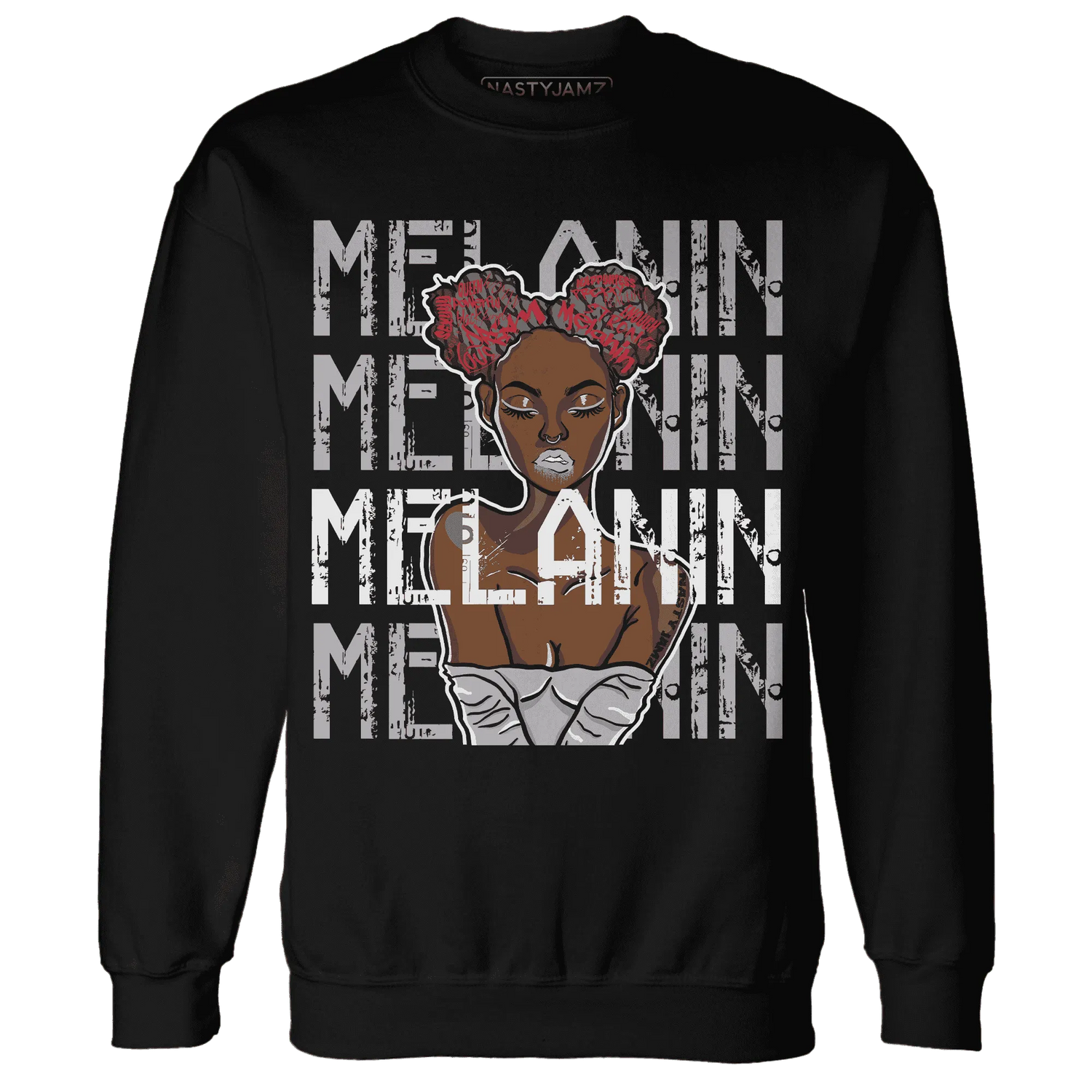 Cement-Grey-3s-Sweatshirt-Match-Melanin-Girl