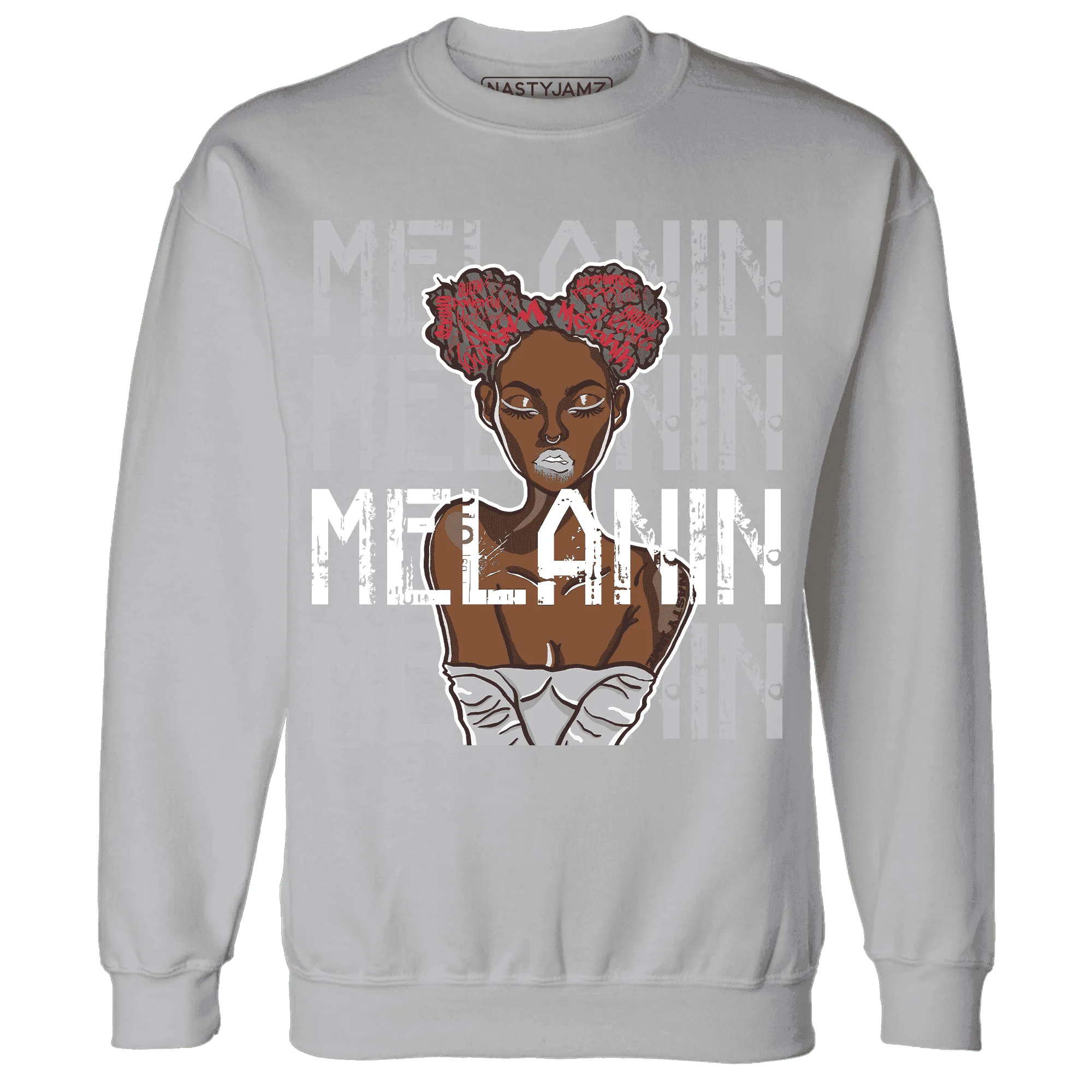 Cement-Grey-3s-Sweatshirt-Match-Melanin-Girl