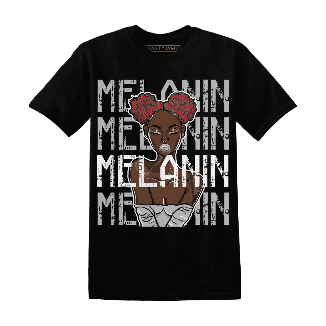 Cement-Grey-3s-T-Shirt-Match-Melanin-Girl