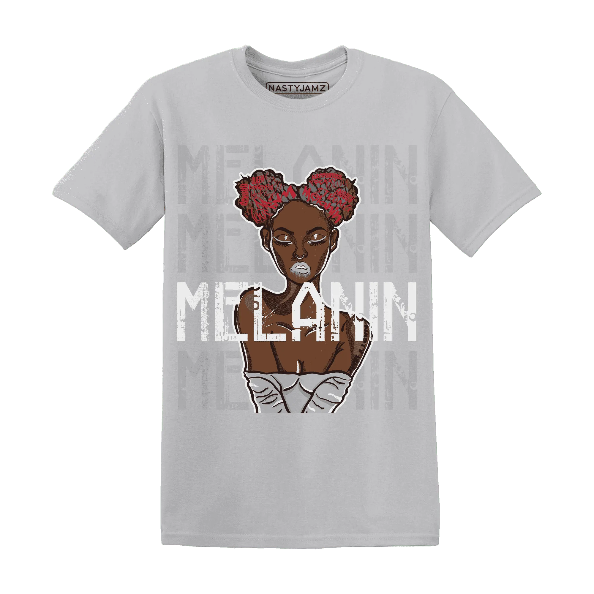 Cement-Grey-3s-T-Shirt-Match-Melanin-Girl