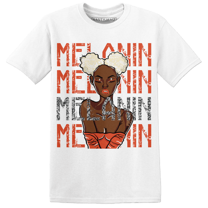 Georgia Peach 3s T Shirt Match Melanin Girl - NastyJamz