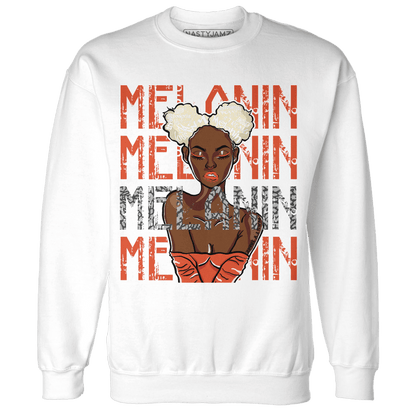 Georgia Peach 3s Sweatshirt Match Melanin Girl - NastyJamz