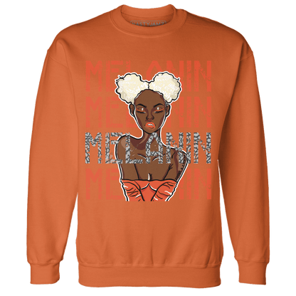 Georgia Peach 3s Sweatshirt Match Melanin Girl - NastyJamz