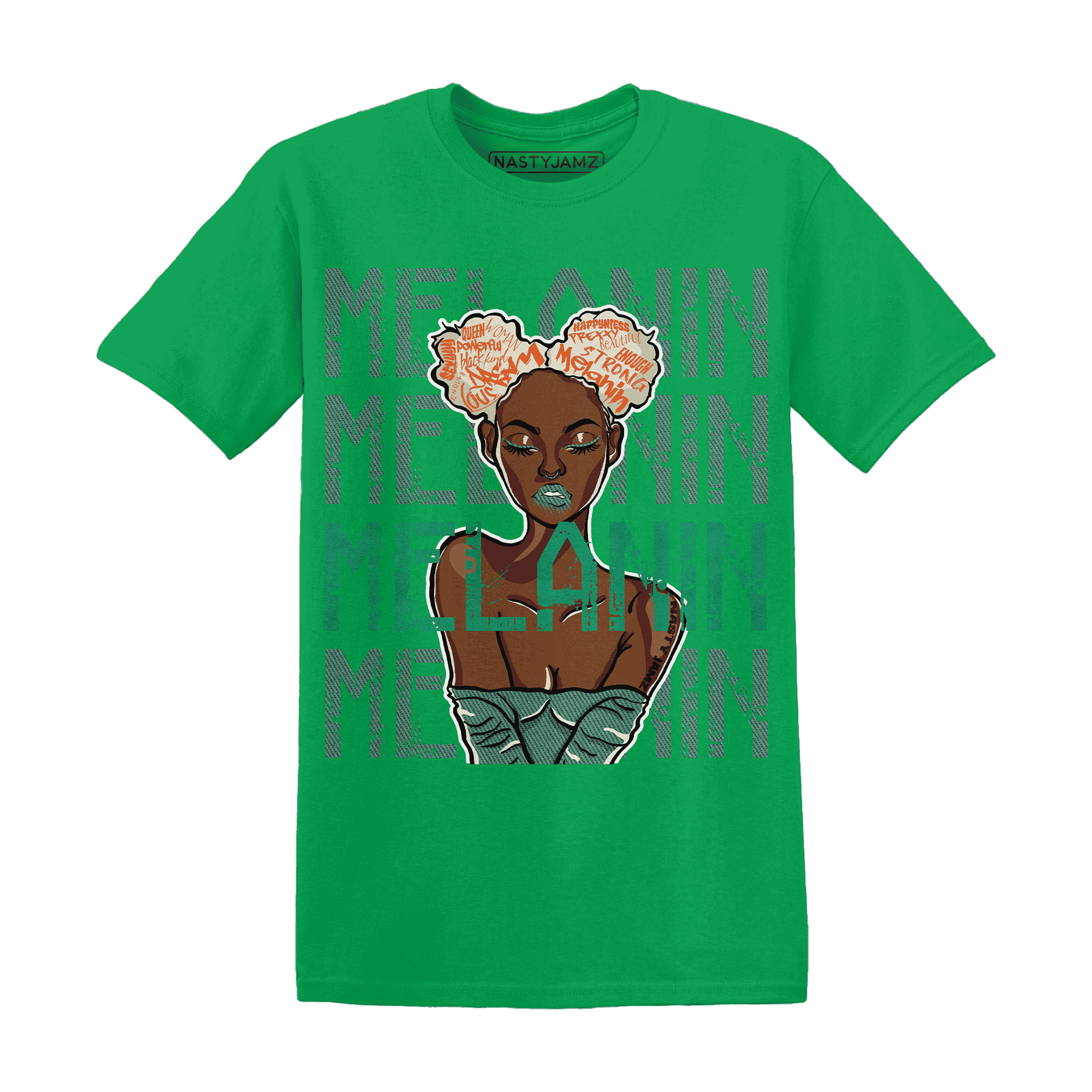 Nina CN Abney 3s T Shirt Match Melanin Girl - NastyJamz