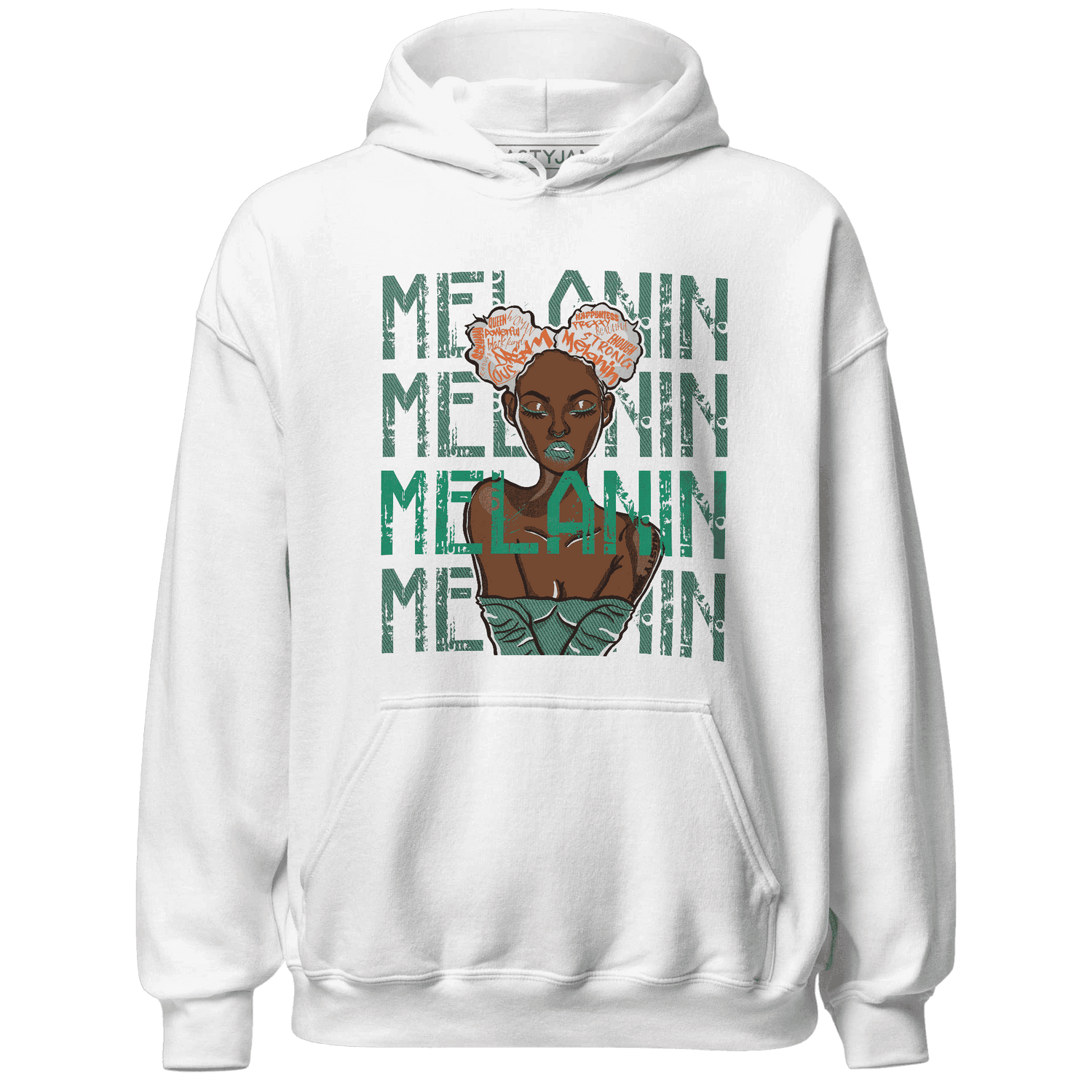 Nina CN Abney 3s Hoodie Match Melanin Girl - NastyJamz